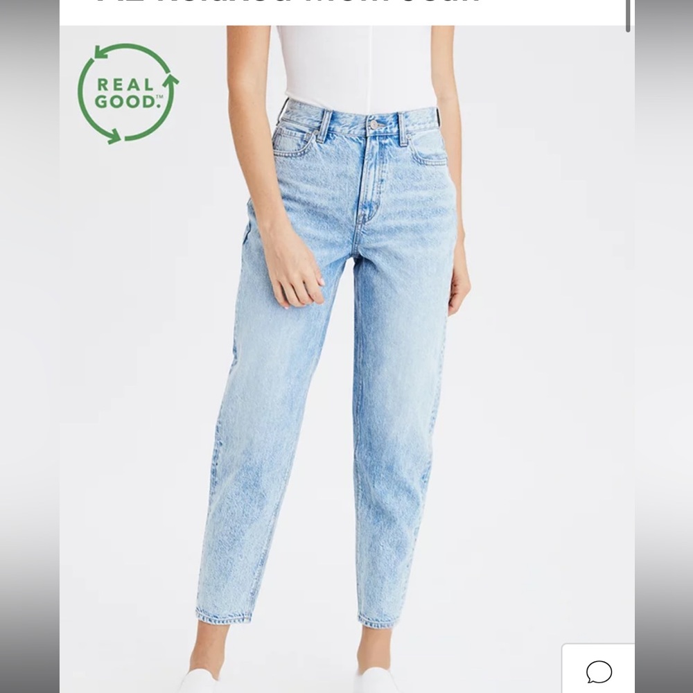 american eagle mom jeans